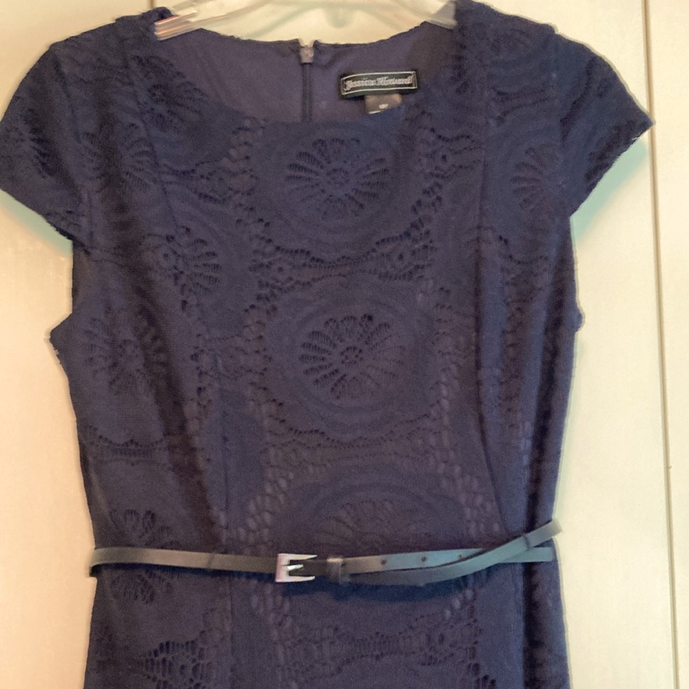Jessica Howard navy lace dress